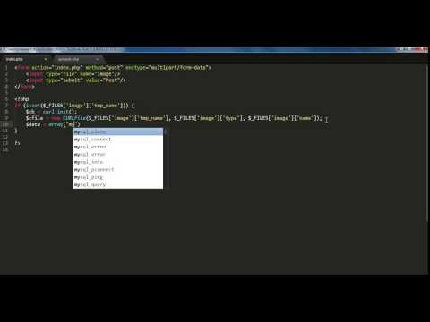 PHP cURL Tutorial #4: Post Files To Server Using CURLFile Class